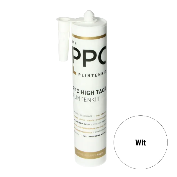 PPC High Tack Plintenkit - wit 290 ml