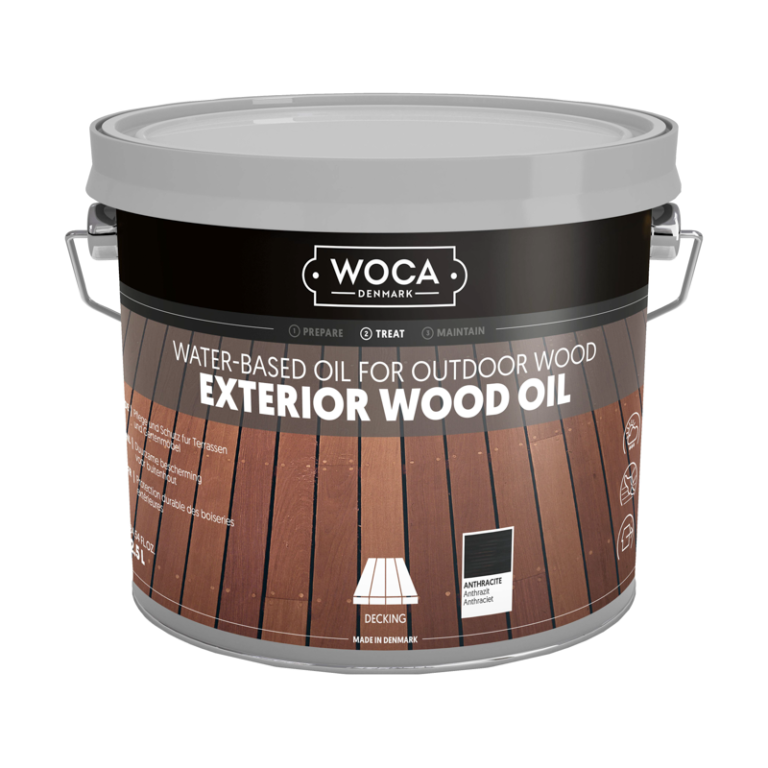 WOCA Exterior Oil Anthraciet 2