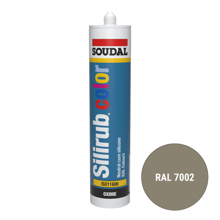 Soudal Silirub Color Siliconenkit RAL 7002 300ml