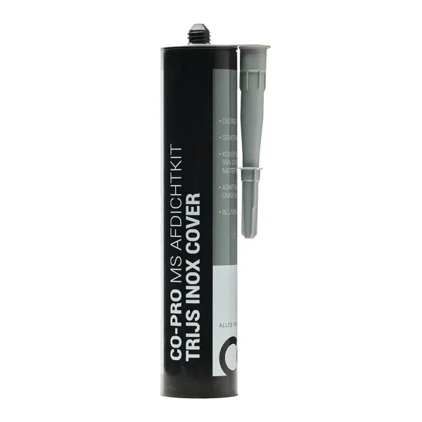 Co-pro MS afdichtkit trijs inox cover overschilderbaar