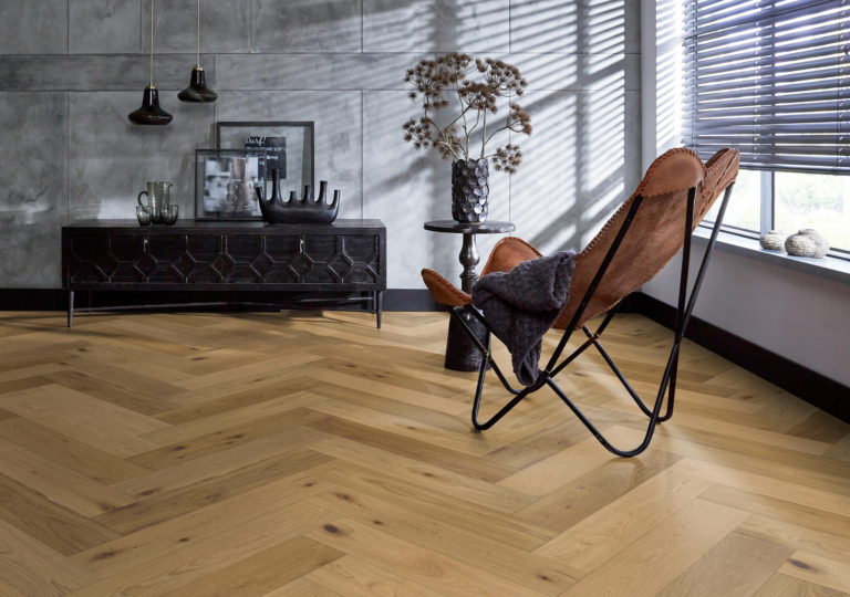 Beverly Hills visgraat rustiek dubbel gerookt naturel 4103