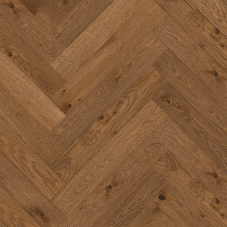 Encino visgraat rustiek cognac