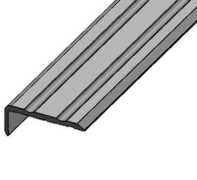 Co-pro hoekprofiel zelfklevend 10mm eik wit