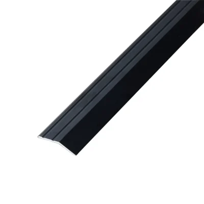 Co-pro overgangsprofiel zelfklevend 8mm antraciet/zwart