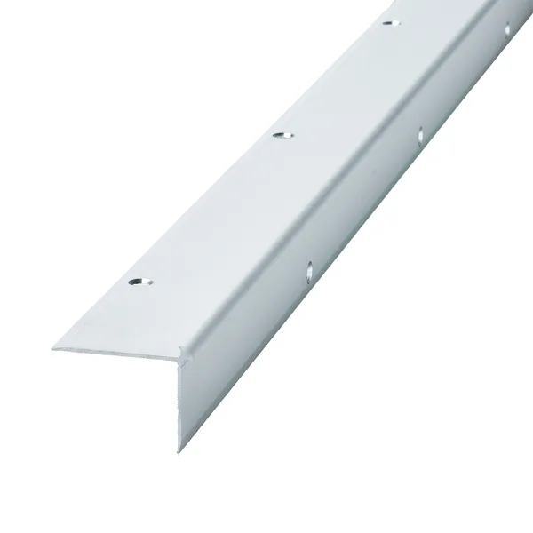 Co-pro trapprofiel pvc/pvc tot 3mm zilver
