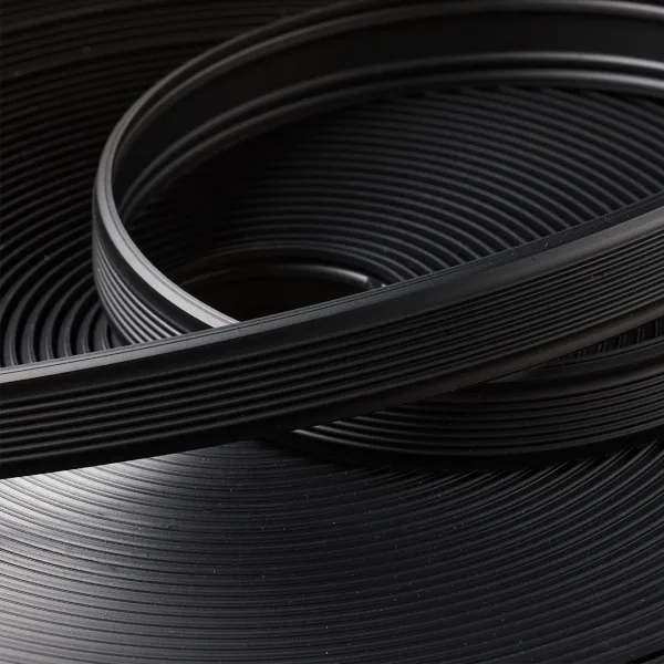 Co-pro rubber antislip zwart rol 27 meter