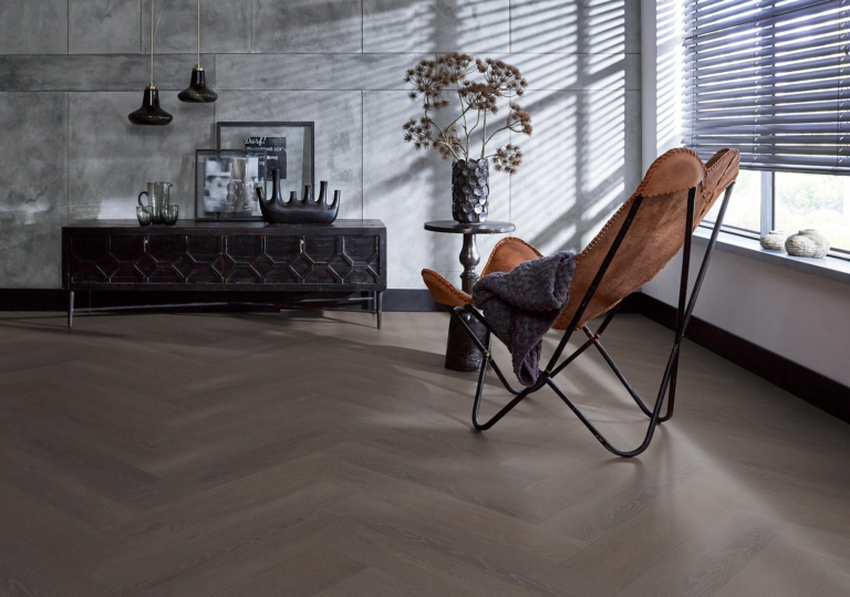 Herringbone click SRC charcoal