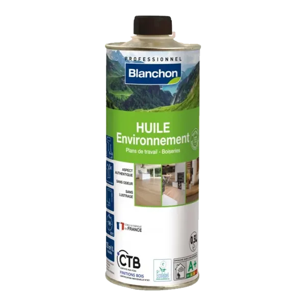 Blanchon olie milieu ruw hout 1 L