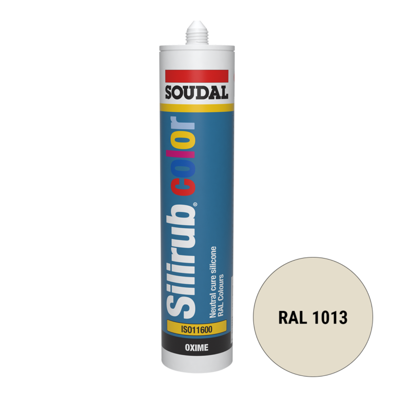 Soudal Silirub Color Siliconenkit RAL 1013 300ml