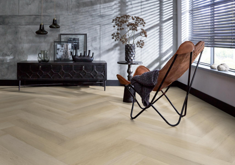 YUP XL Mayfair herringbone click SRC light oak