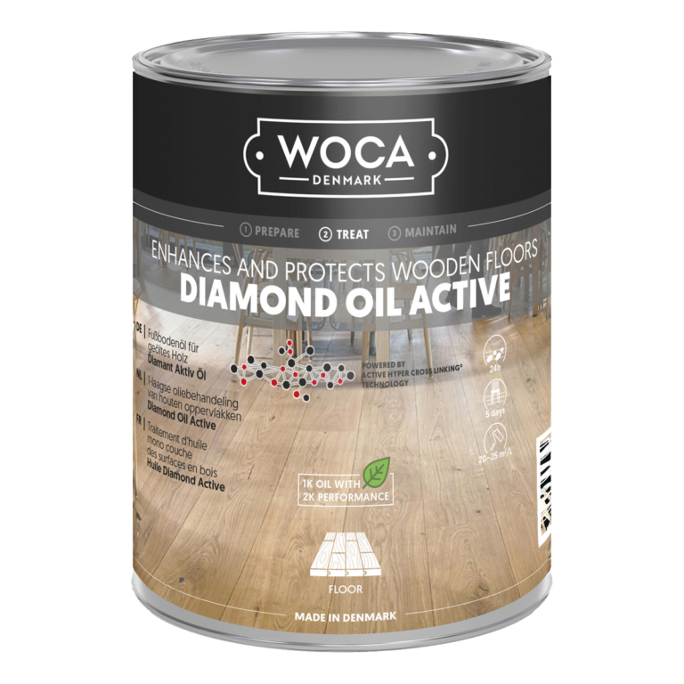 WOCA Diamond Oil Active extra wit 13% 0