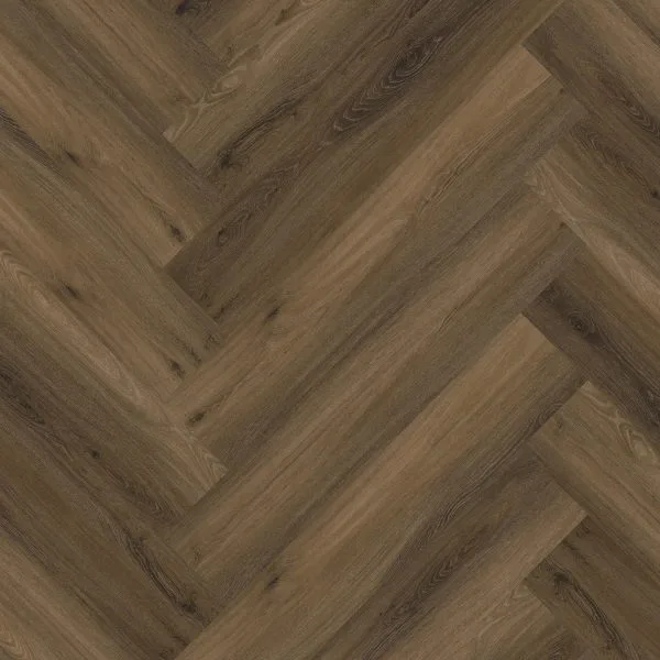 YUP Paddington Herringbone dryback warm brown