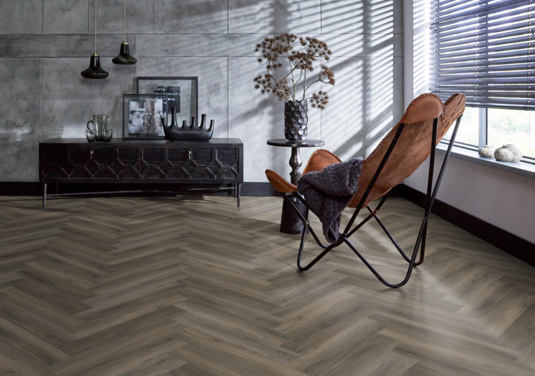 YUP Paddington Herringbone dryback dark grey