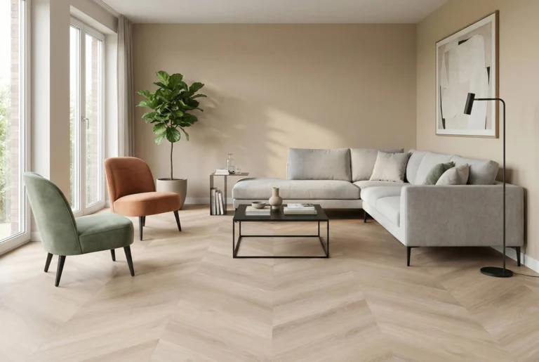 Floer Hongaarse Punt PVC – Onbehandeld Eiken