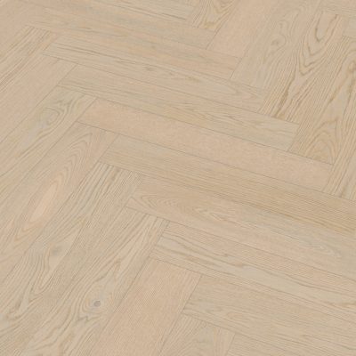 Floer Hybride Hout - Wit Eiken Visgraat (Uitlopend)