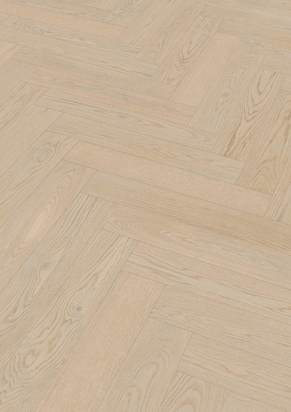 Floer Hybride Hout - Wit Eiken Visgraat (Uitlopend)