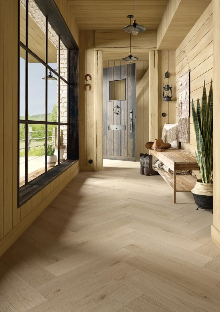 Floer Hybride Laminaat Visgraat - Crèmewit Eiken