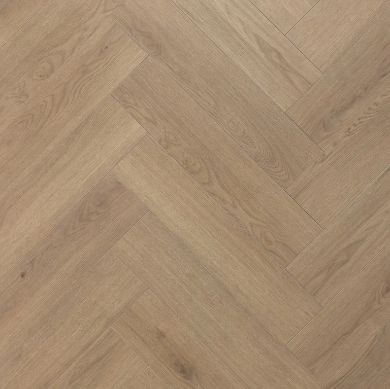 Floer Hybride Laminaat Visgraat - Grijsbeige Eiken