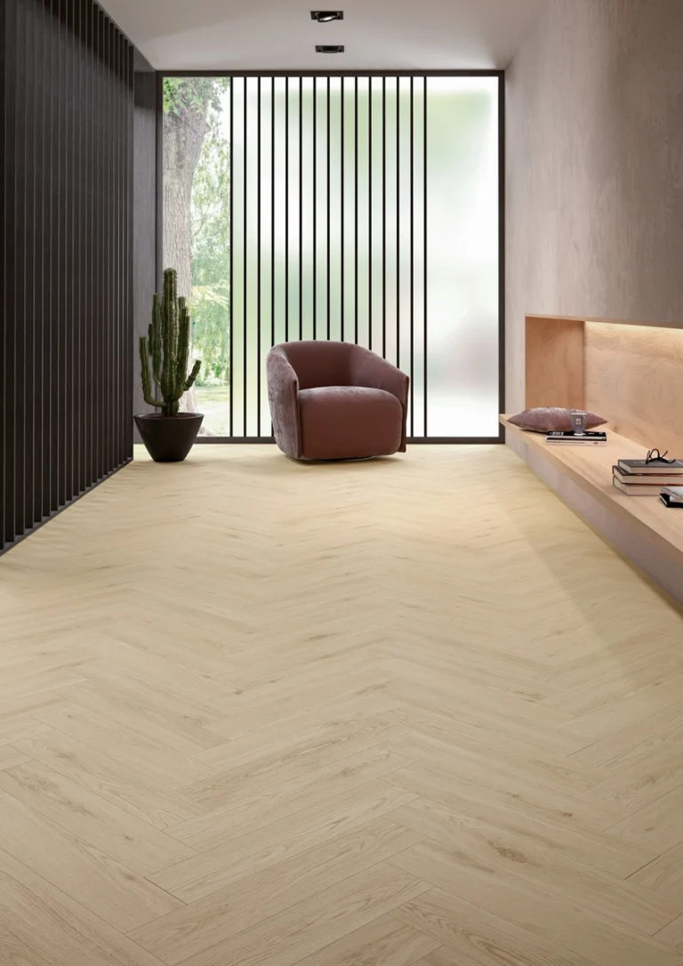 Floer Hybride Laminaat Visgraat - Licht Eiken