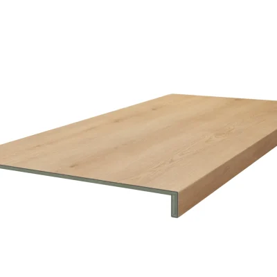 Floer Trap Overzettreden - Grijsbeige Eiken Dubbeltrede 138 cm