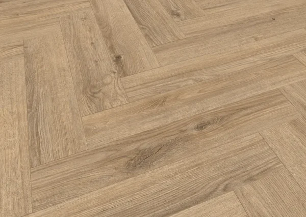 Visgraat grijs eiken