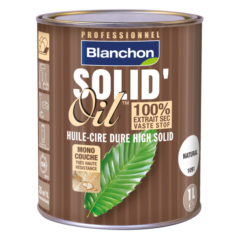 Blanchon Solid'Oil hardwaxolie naturel 100% 1 L