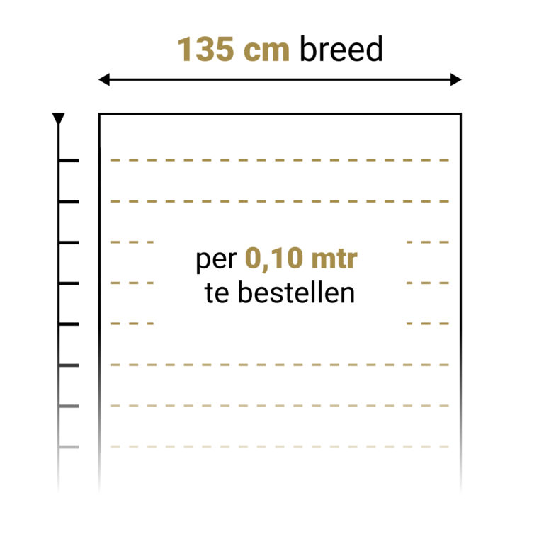 OTIUM Entreemat effectief verkeerszwart 135 cm breed