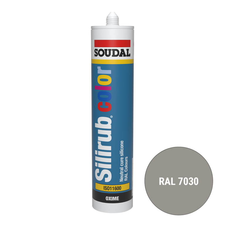 Soudal Silirub Color Siliconenkit RAL 7030 300ml