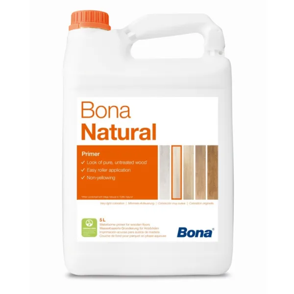 Bona Natural Primer/Grondlak onbehandeld hout 5L