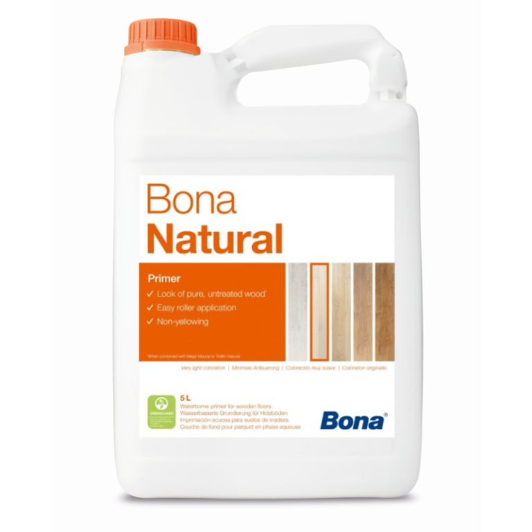 Bona Natural Primer/Grondlak onbehandeld hout 5L